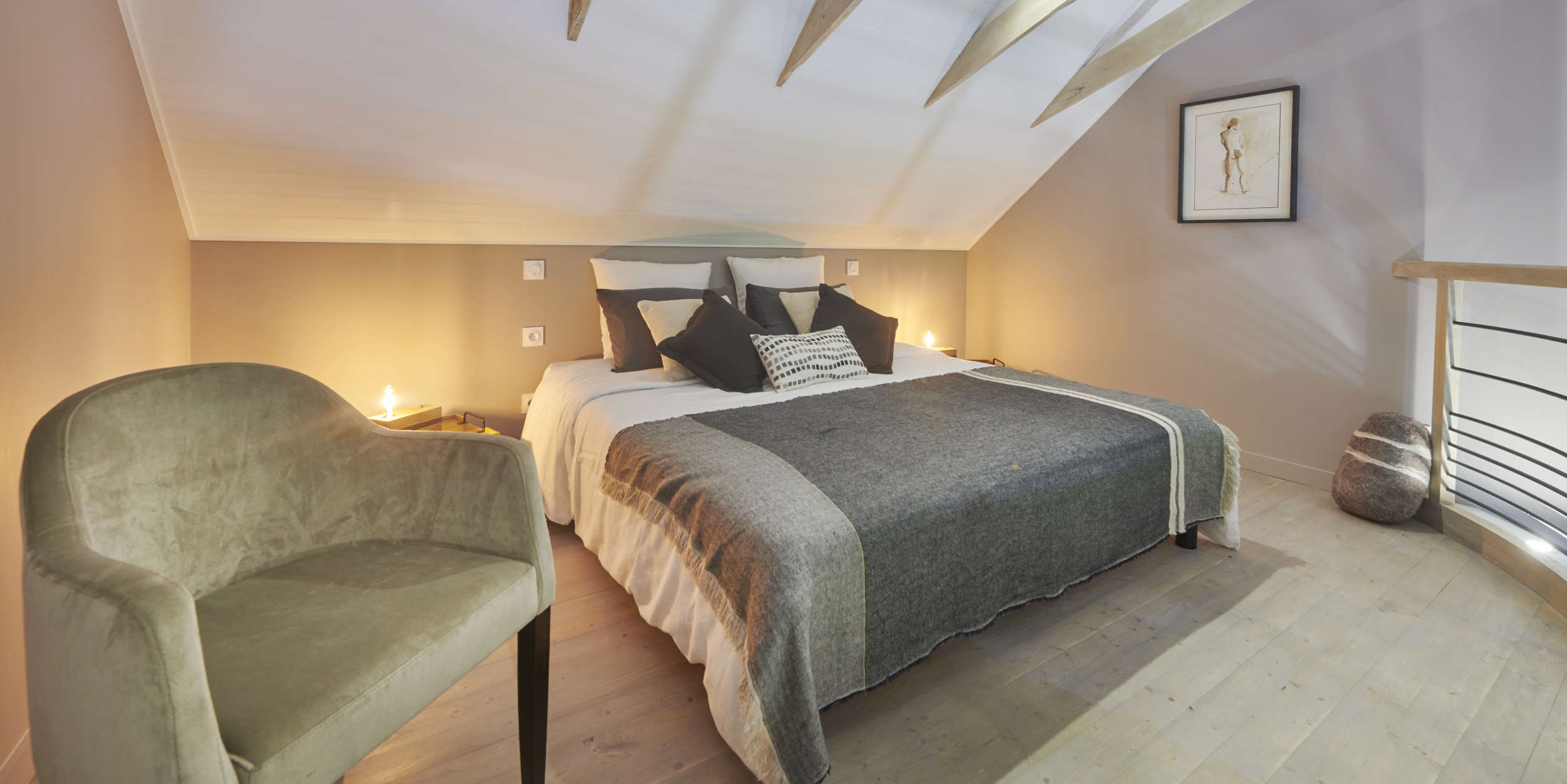 Au 46, Maison d'hôtes nature et table d'hôtes bio et végétarienne à Benodet en Bretagne
